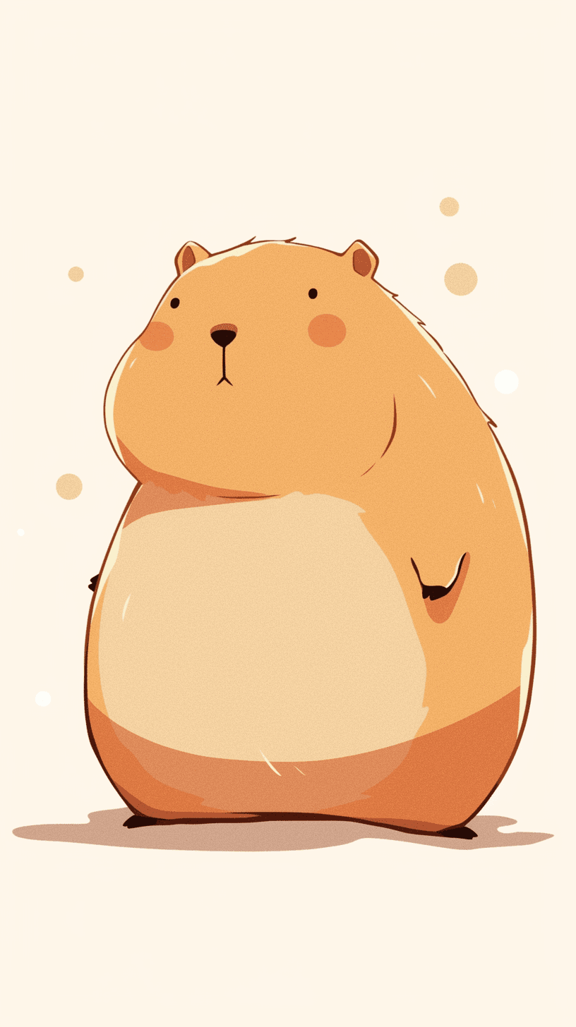 Capybara Club original repeating artwork