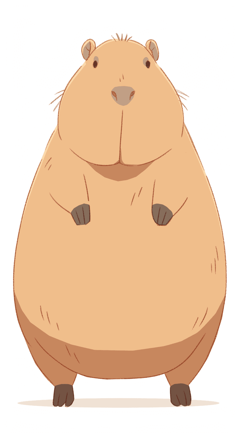 Capybara Gang original repeating artwork