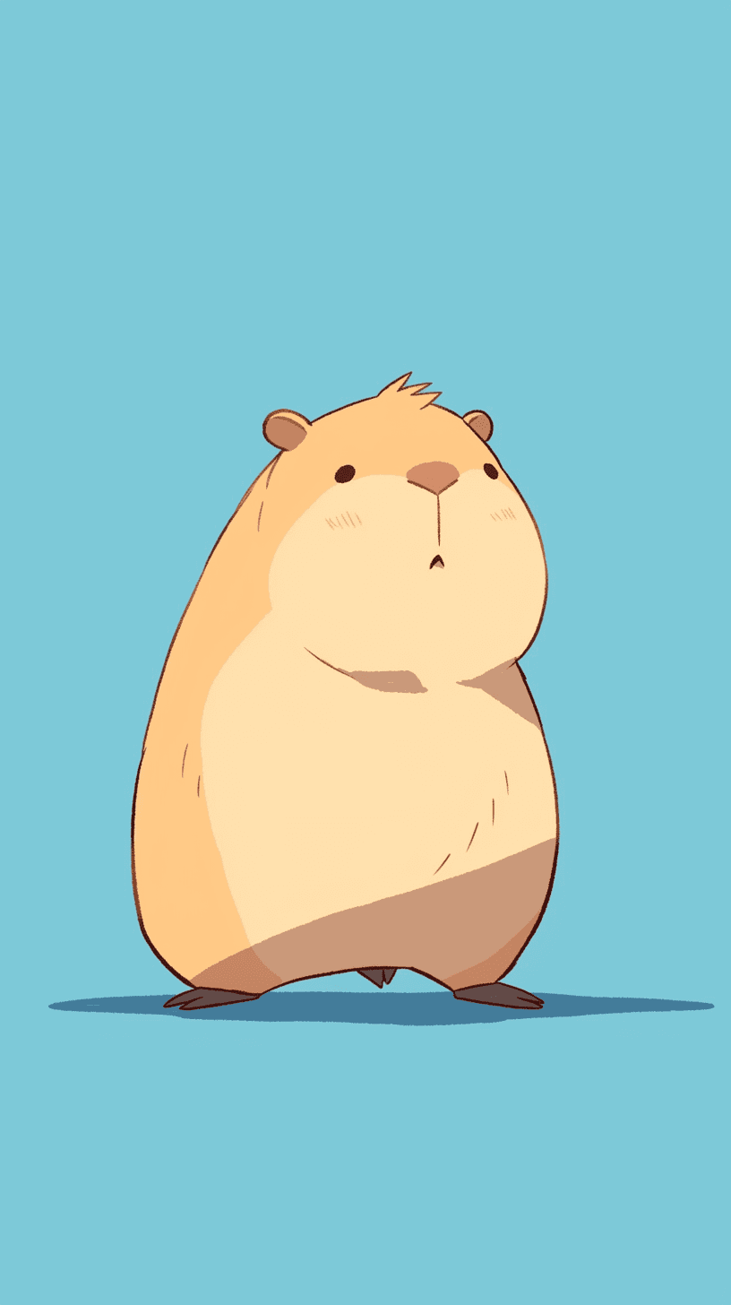 Capybara 001 original repeating artwork