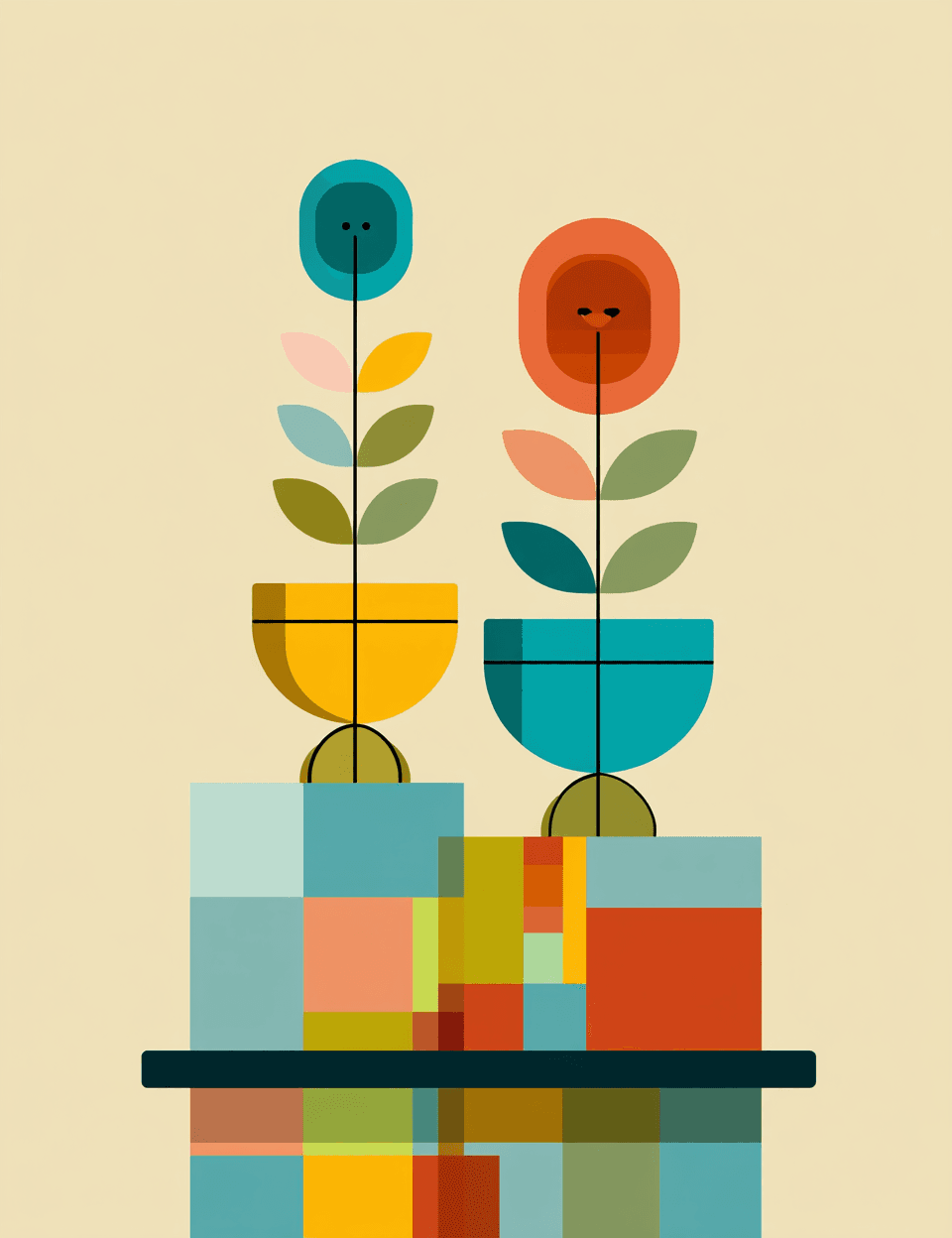 Design 343 original repeating artwork