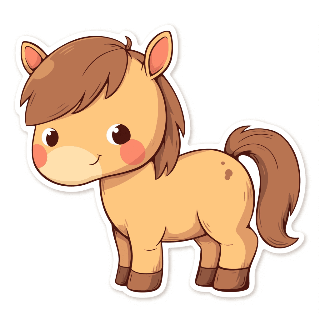 Horse Kick original repeating artwork