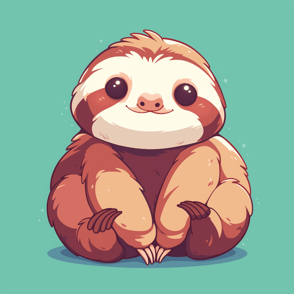 Sloth 006 original repeating artwork