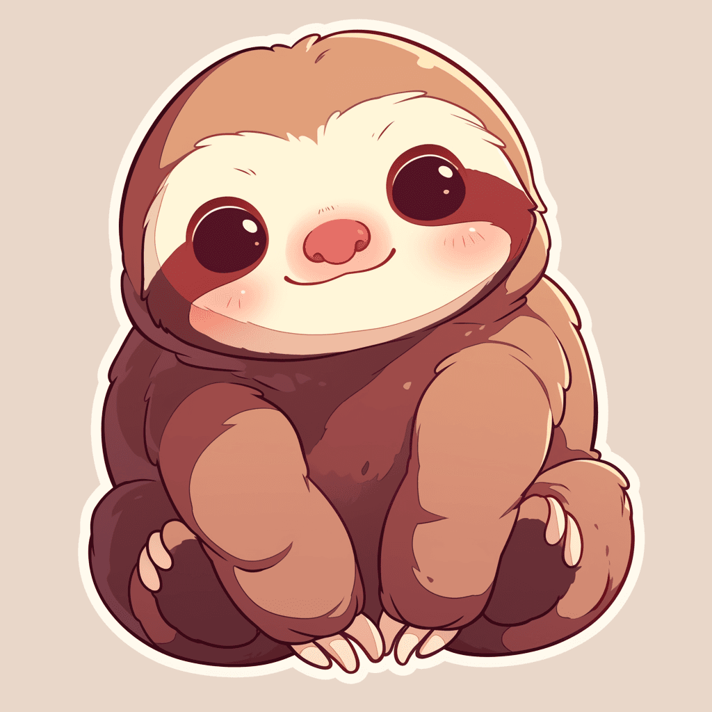 Sloth 001 original repeating artwork