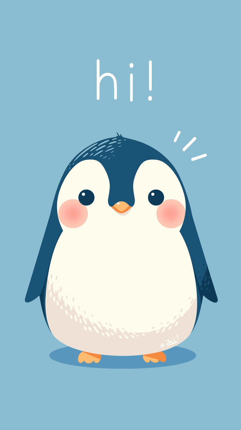 Penguin 081 original repeating artwork