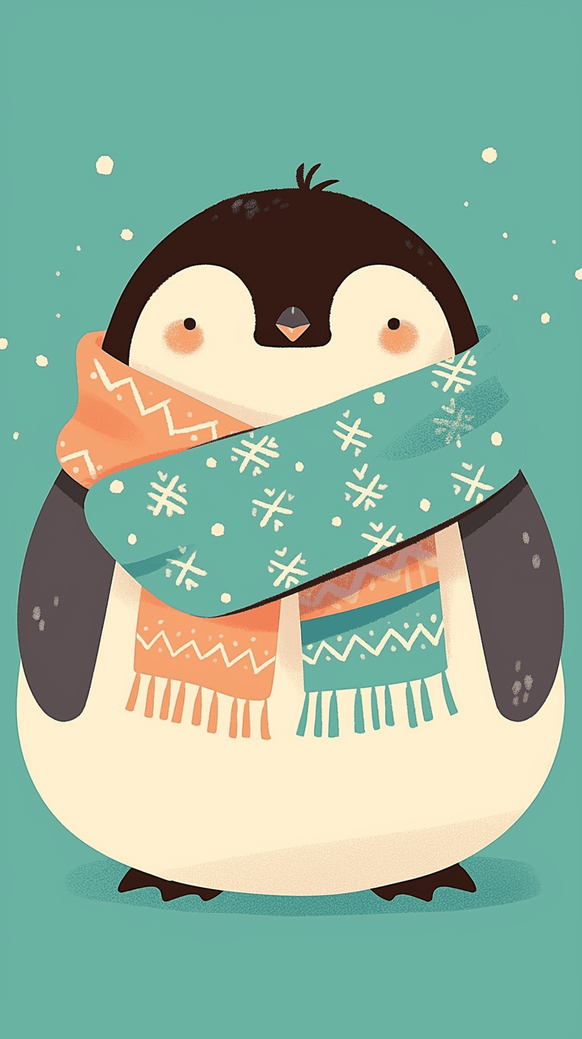 Penguin 092 original repeating artwork
