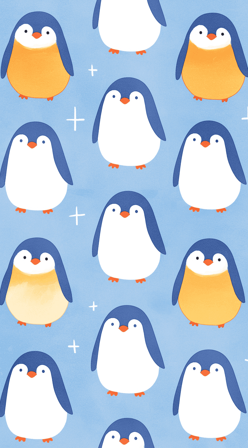 Penguin 086 original repeating artwork