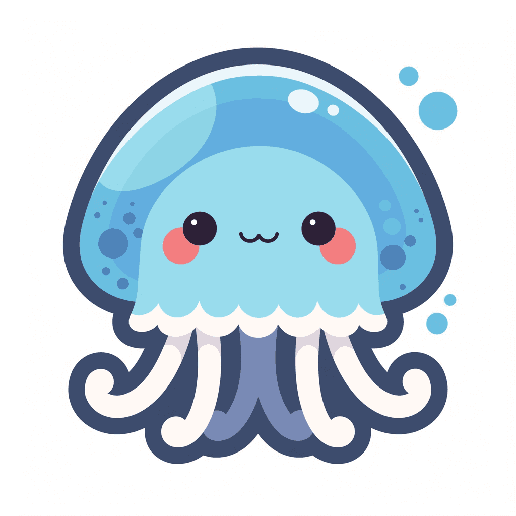 Jellyfish Club original repeating artwork