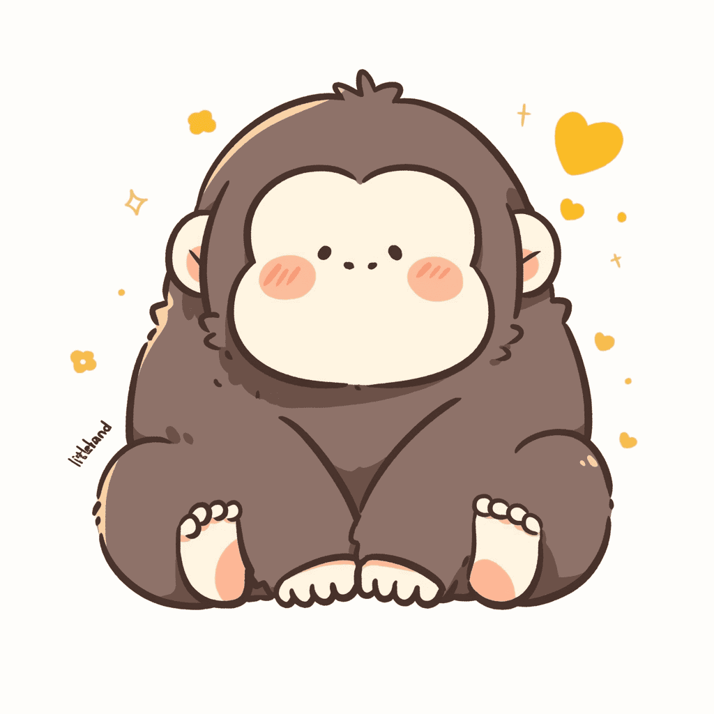 Ape Squad original repeating artwork