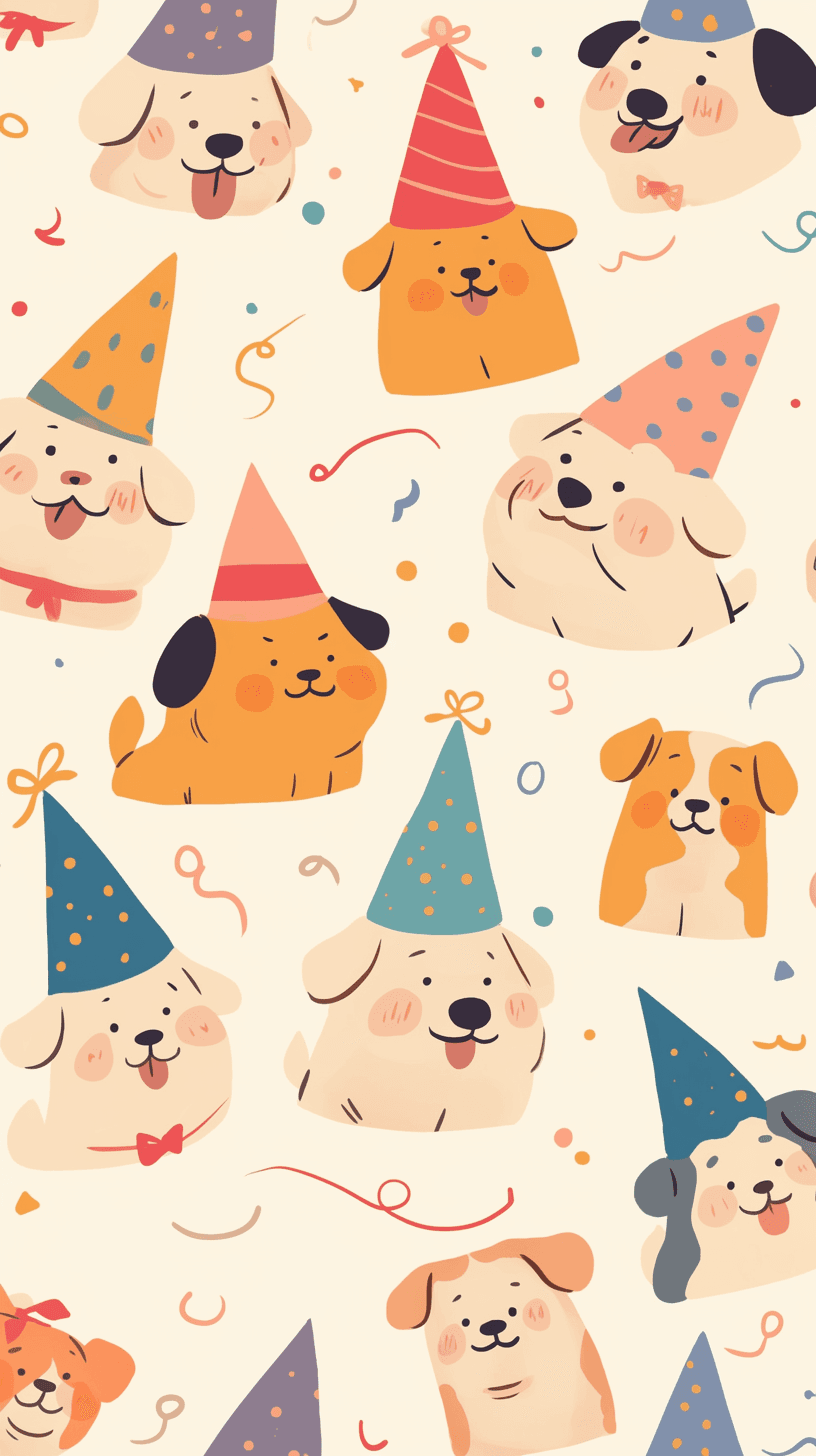 Puppy Subway original repeating artwork