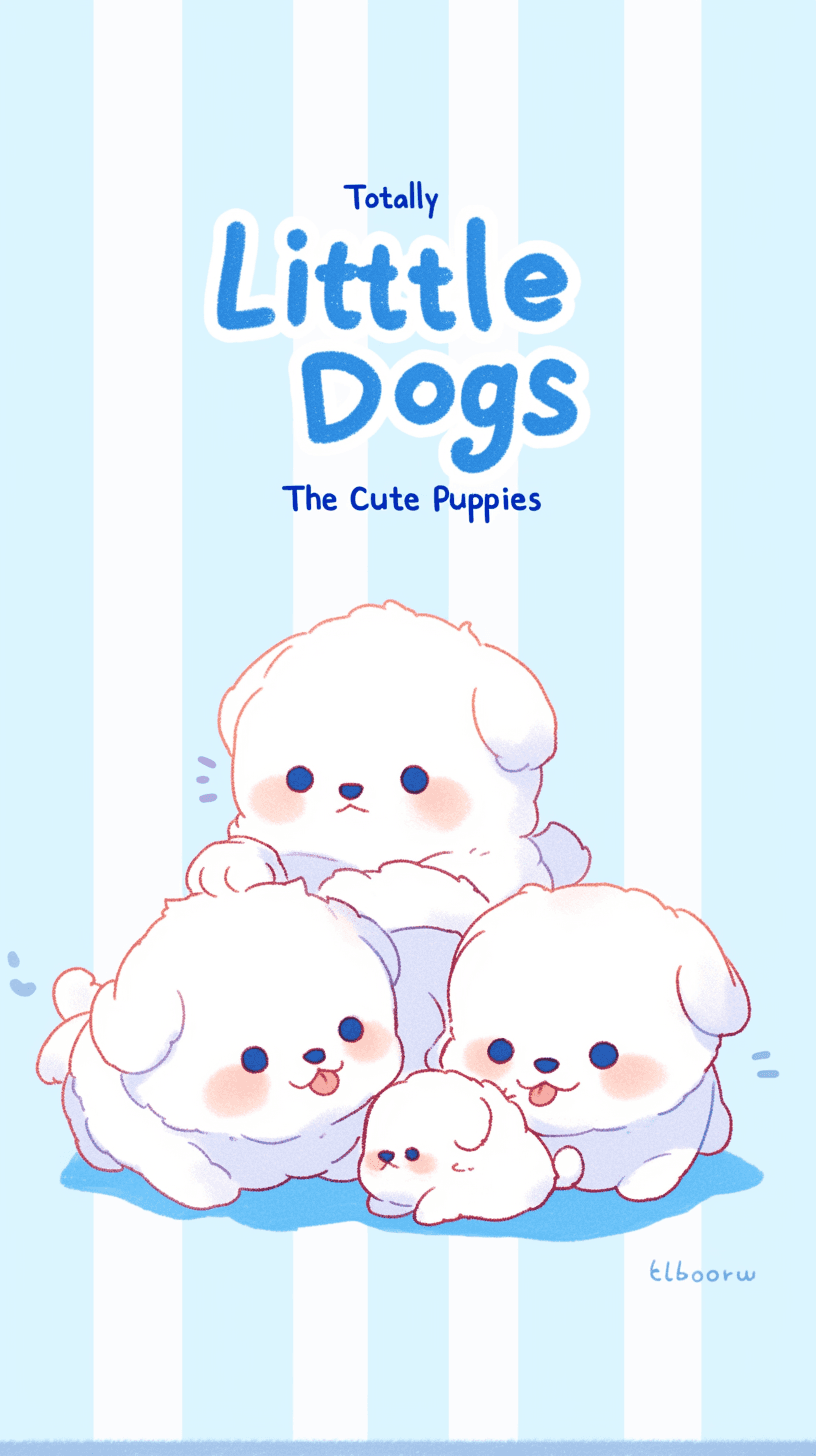 Puppy Snap original repeating artwork