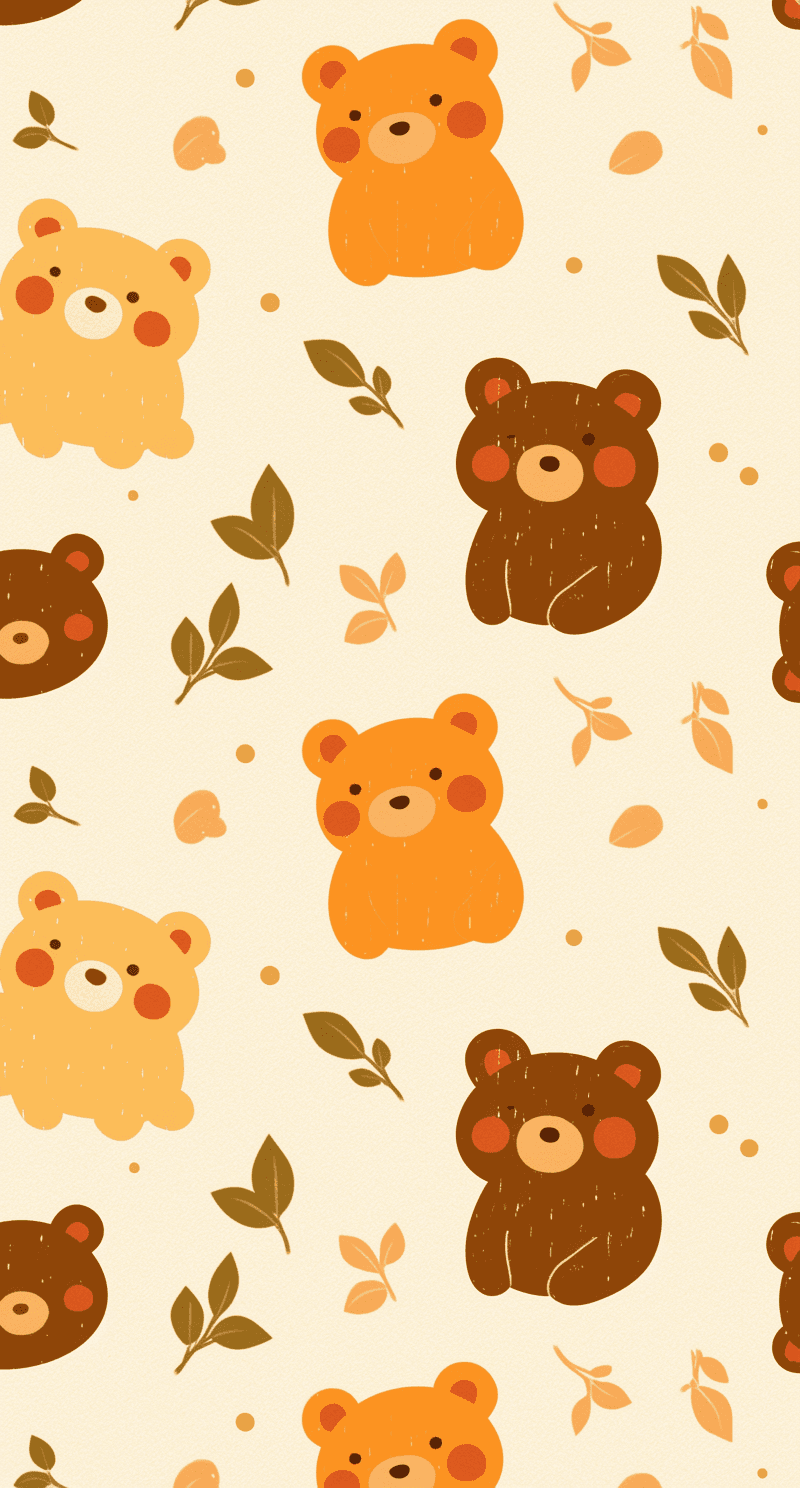Bear Mark original repeating artwork