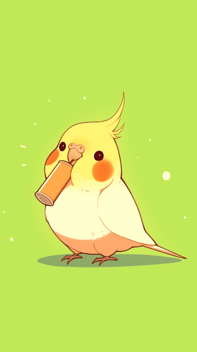 Bird Bright original repeating artwork