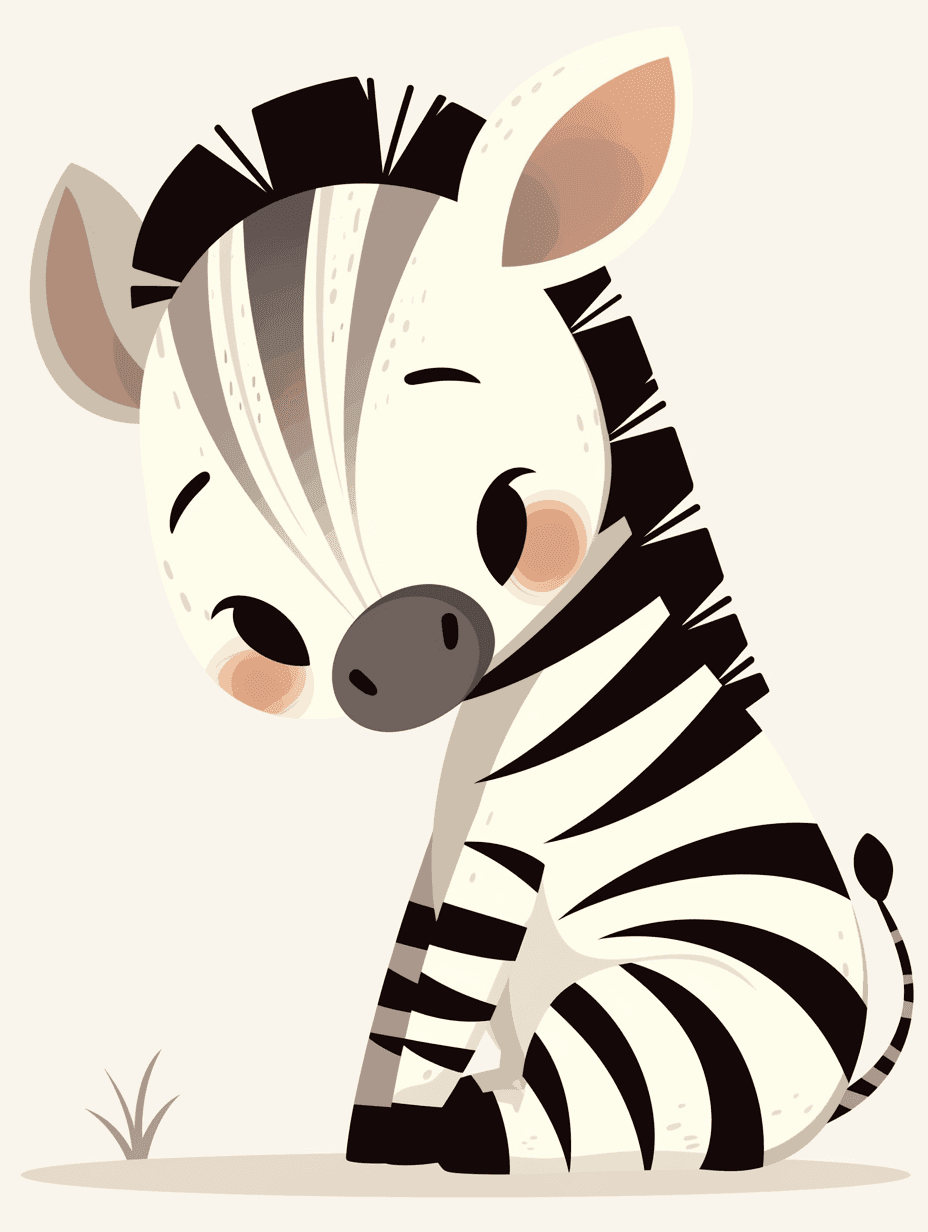 Zebra 002 original repeating artwork