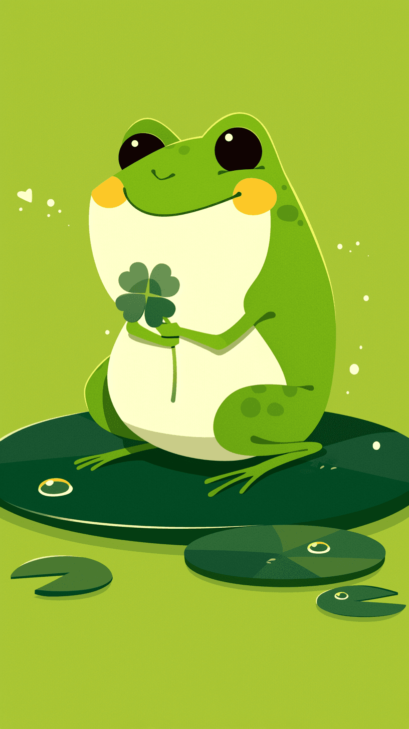 Frog Beats original repeating artwork