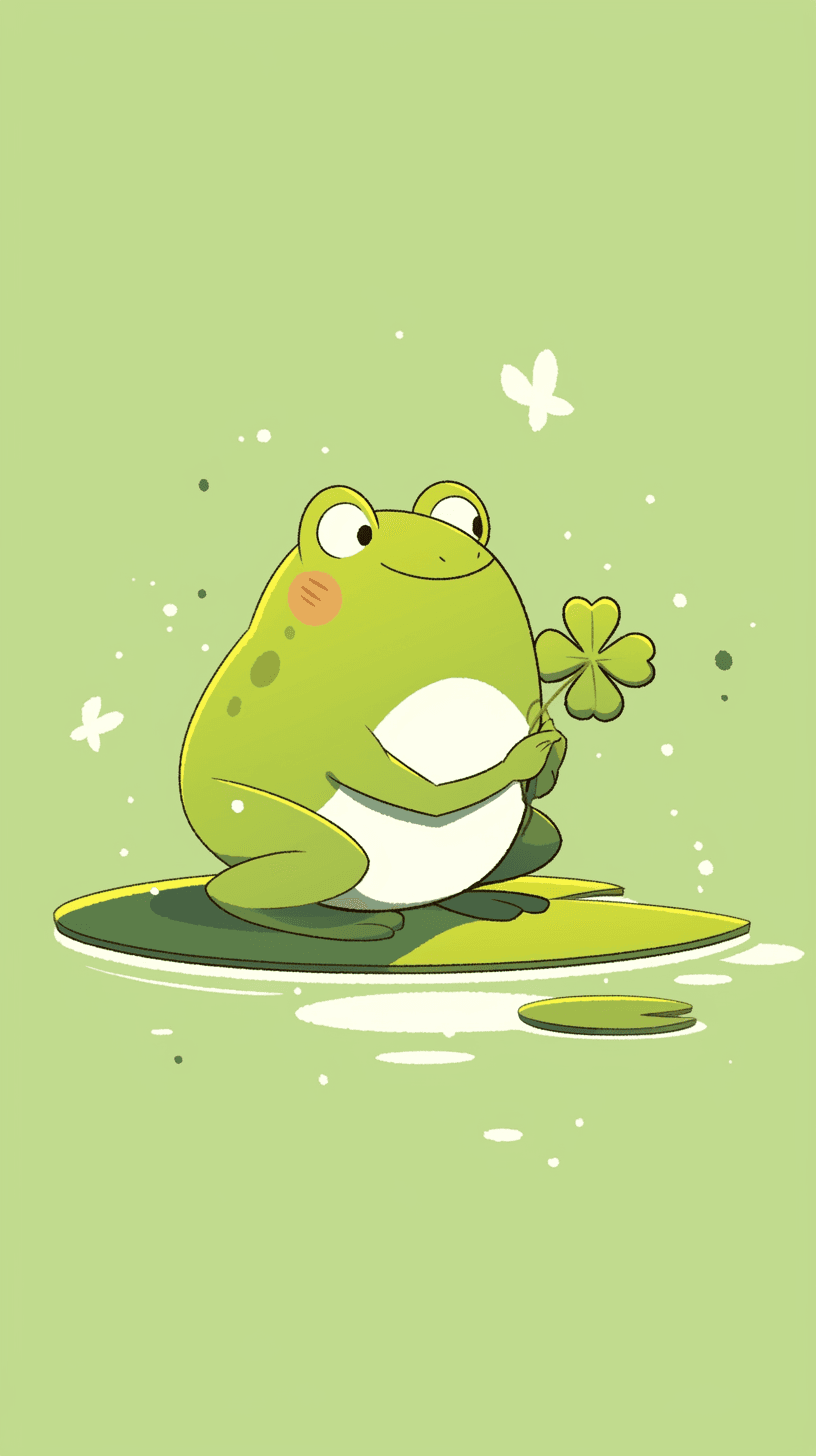 Frog Tune original repeating artwork