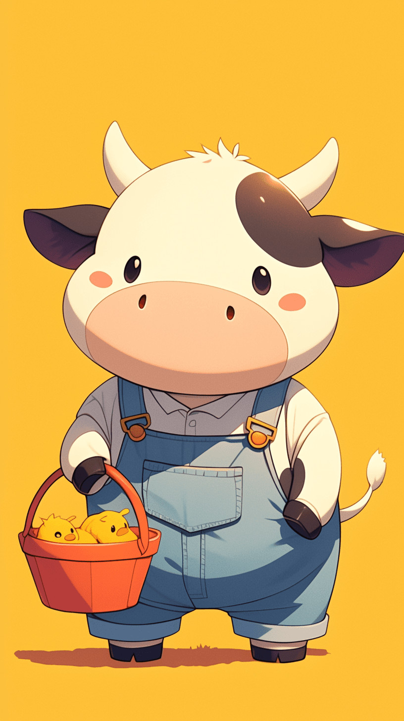 Cow Carnival original repeating artwork