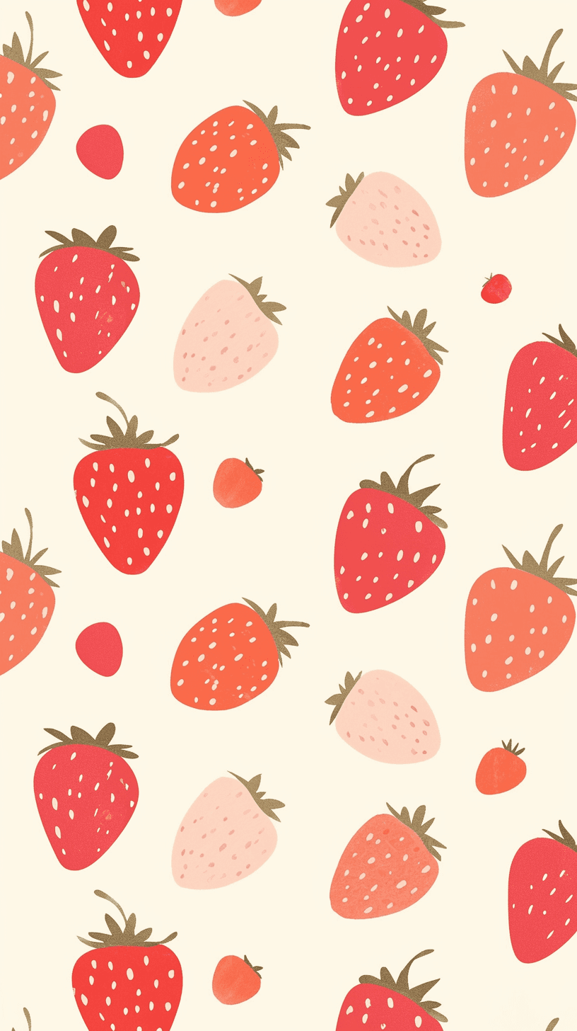 Strawberry Line original repeating artwork