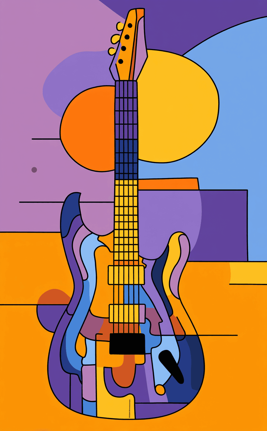 Instrument Picnic original repeating artwork