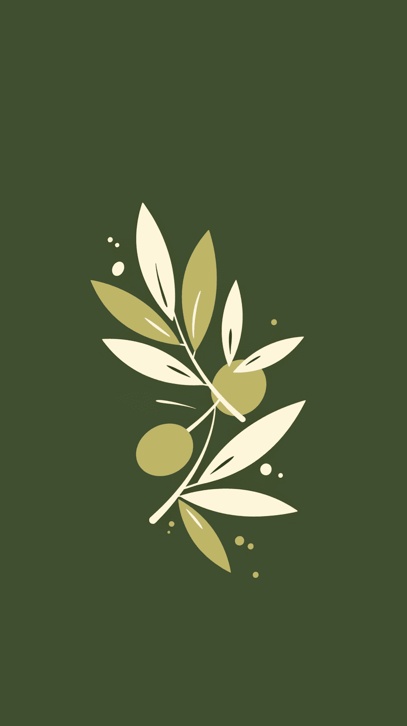 Leaves Rise original repeating artwork