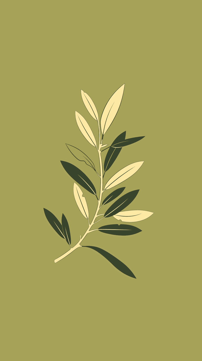 Leaves Golden original repeating artwork