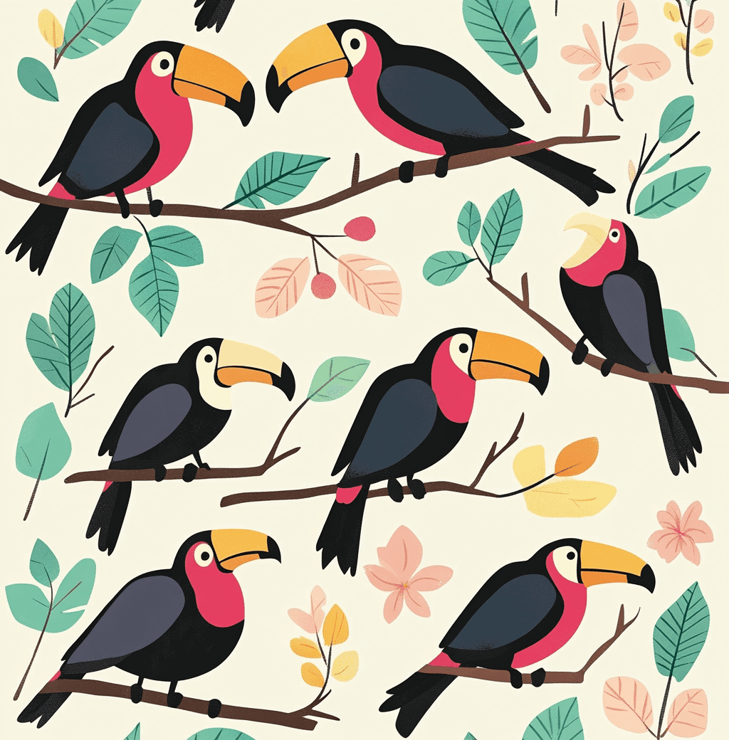 Animals 019 original repeating artwork