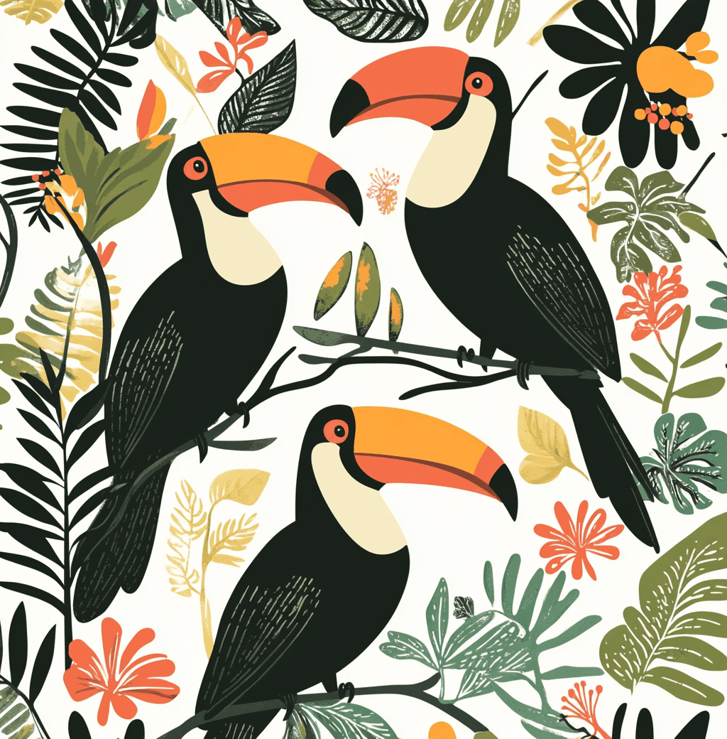 Animals 151 original repeating artwork