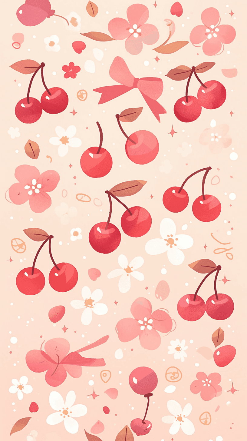 Cherry 024 original repeating artwork