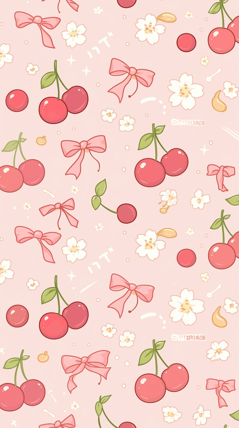 Cherry 123 original repeating artwork