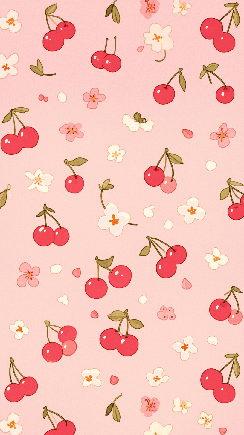 Cherry 039 original repeating artwork