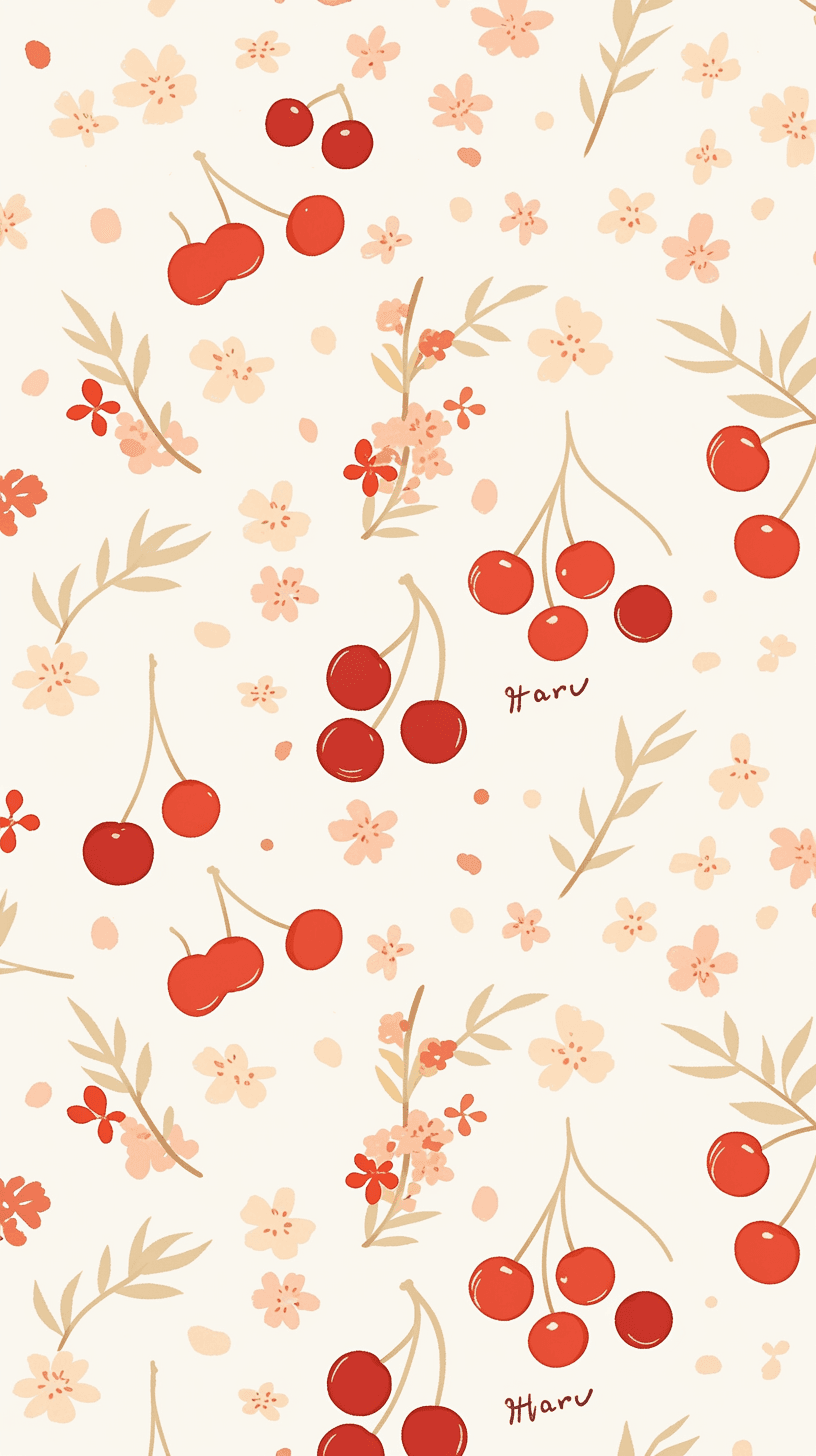 Cherry 110 original repeating artwork