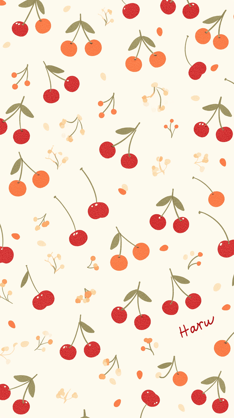 Cherry 101 original repeating artwork
