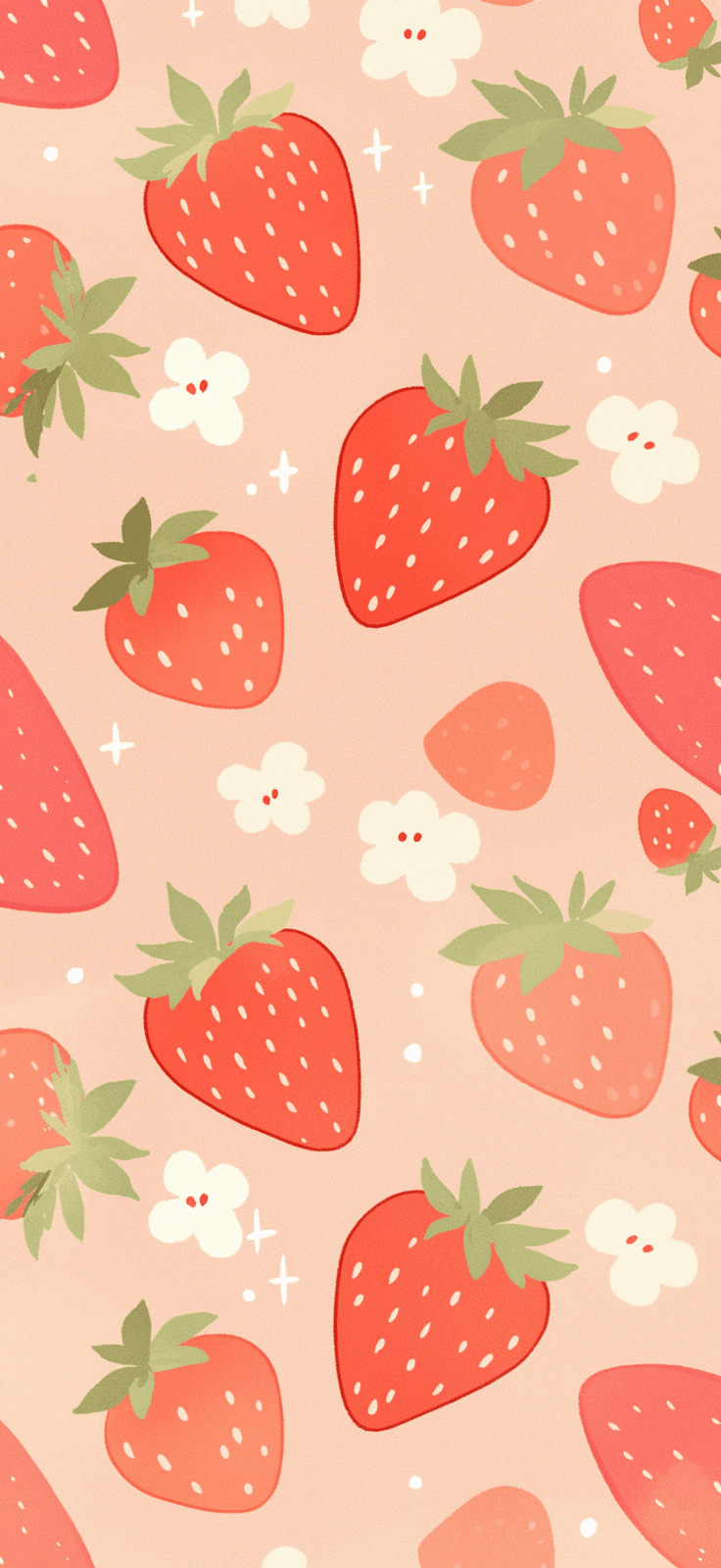 Strawberry Road original repeating artwork