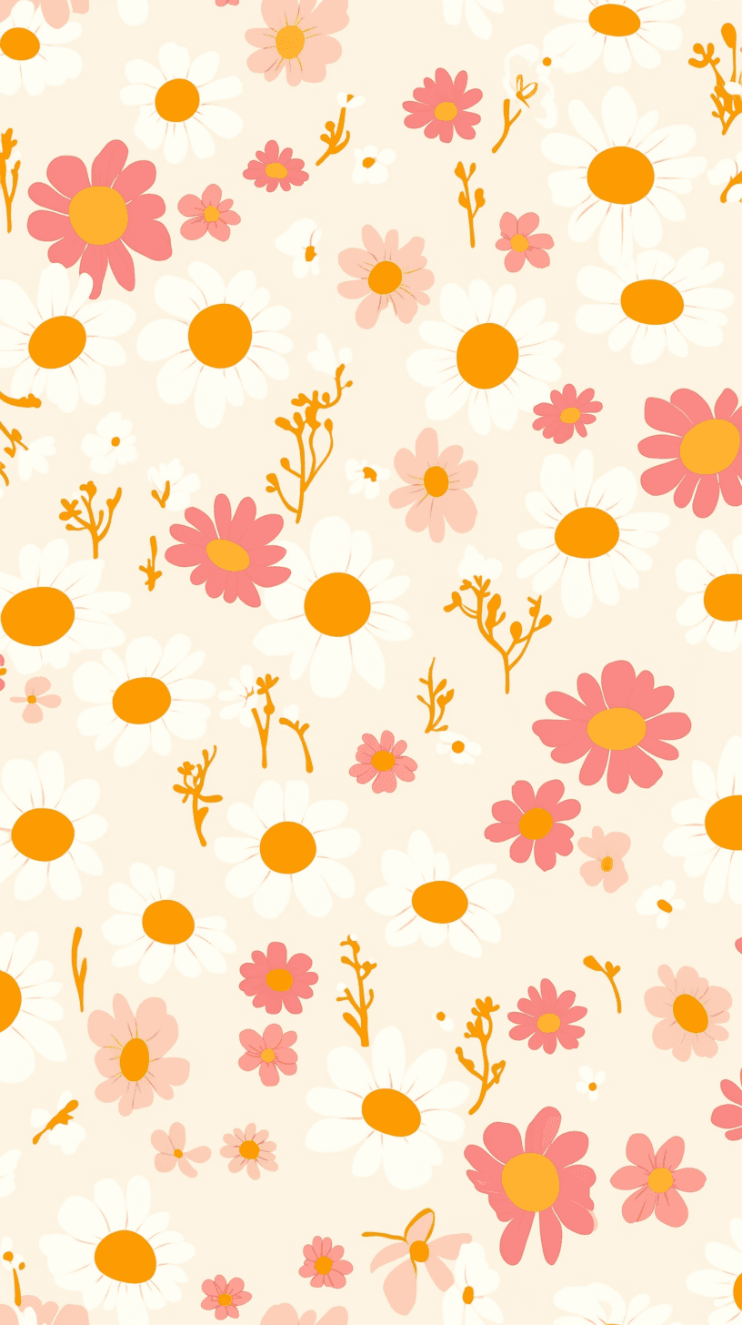 Bloom Rooftop original repeating artwork