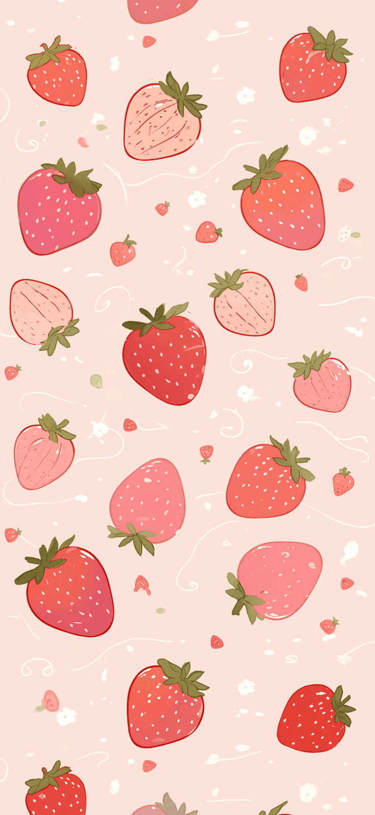Strawberry Originals original repeating artwork