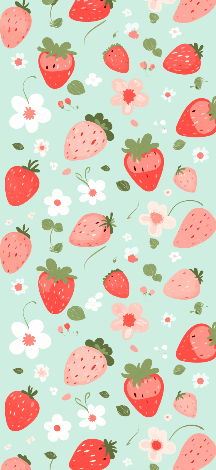 Strawberry 006 original repeating artwork