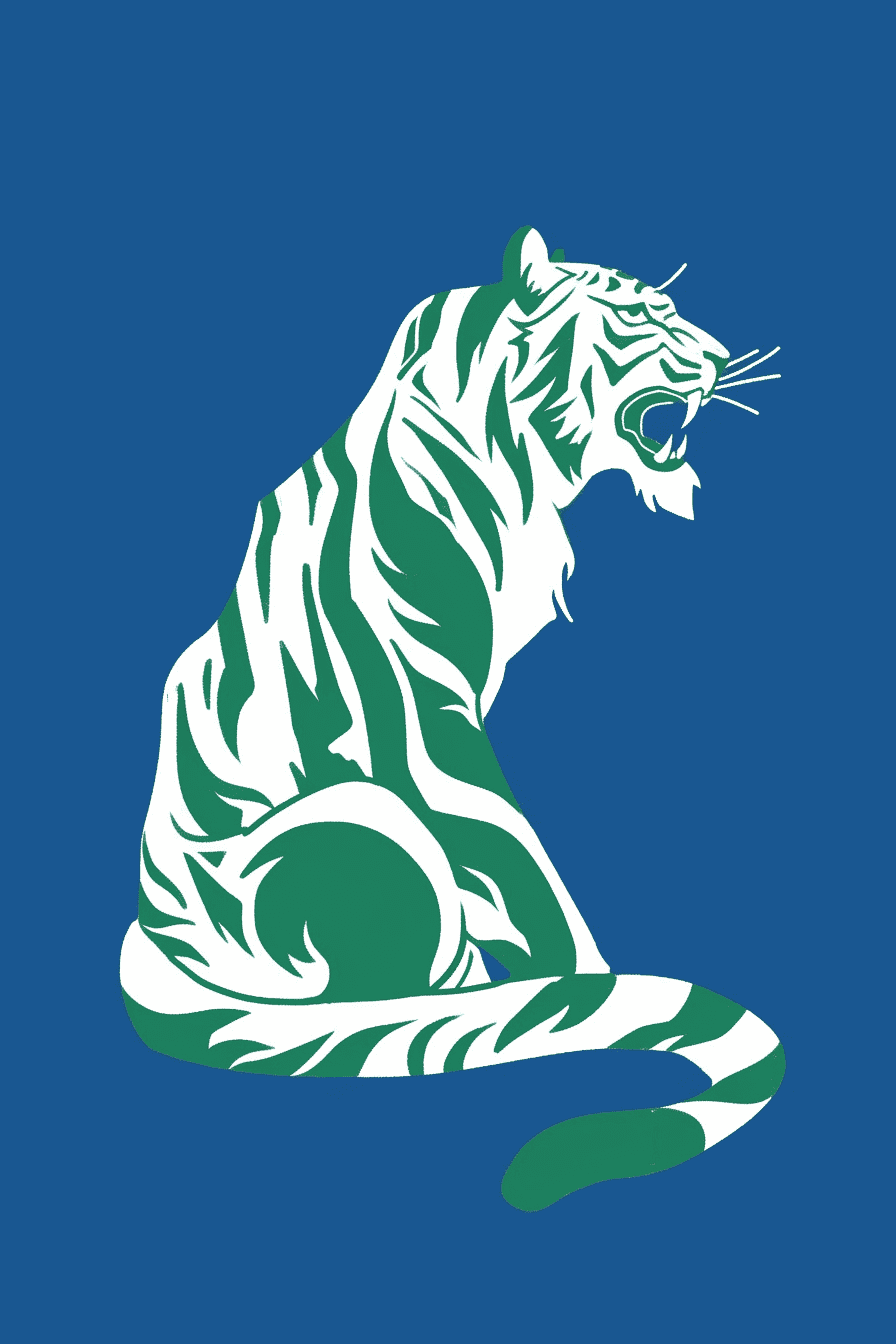 Tiger Collective original repeating artwork