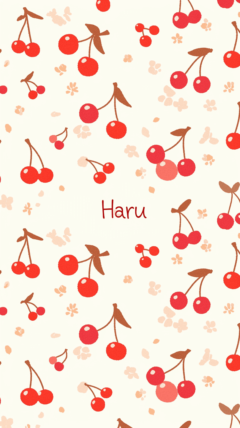 Cherry 074 original repeating artwork