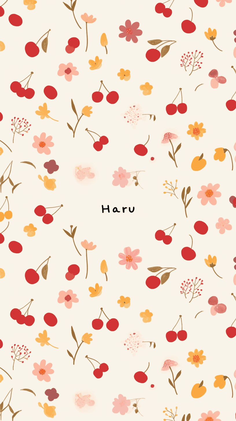 Cherry 086 original repeating artwork