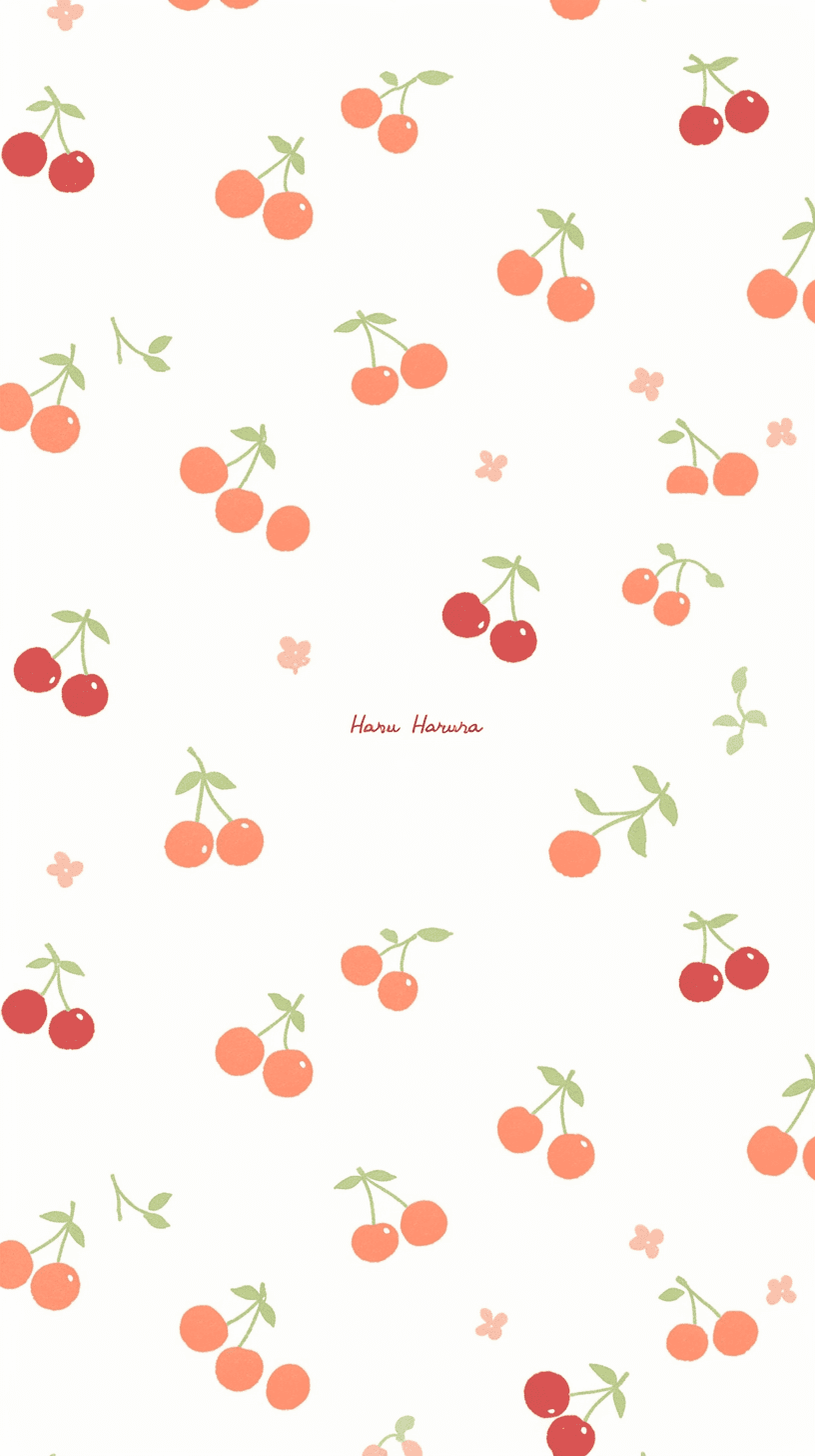 Cherry Spark original repeating artwork