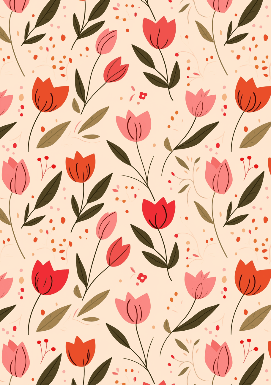 Tulip Edition original repeating artwork