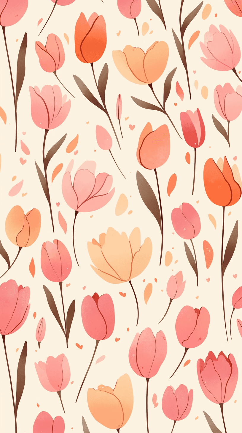Tulip 107 original repeating artwork