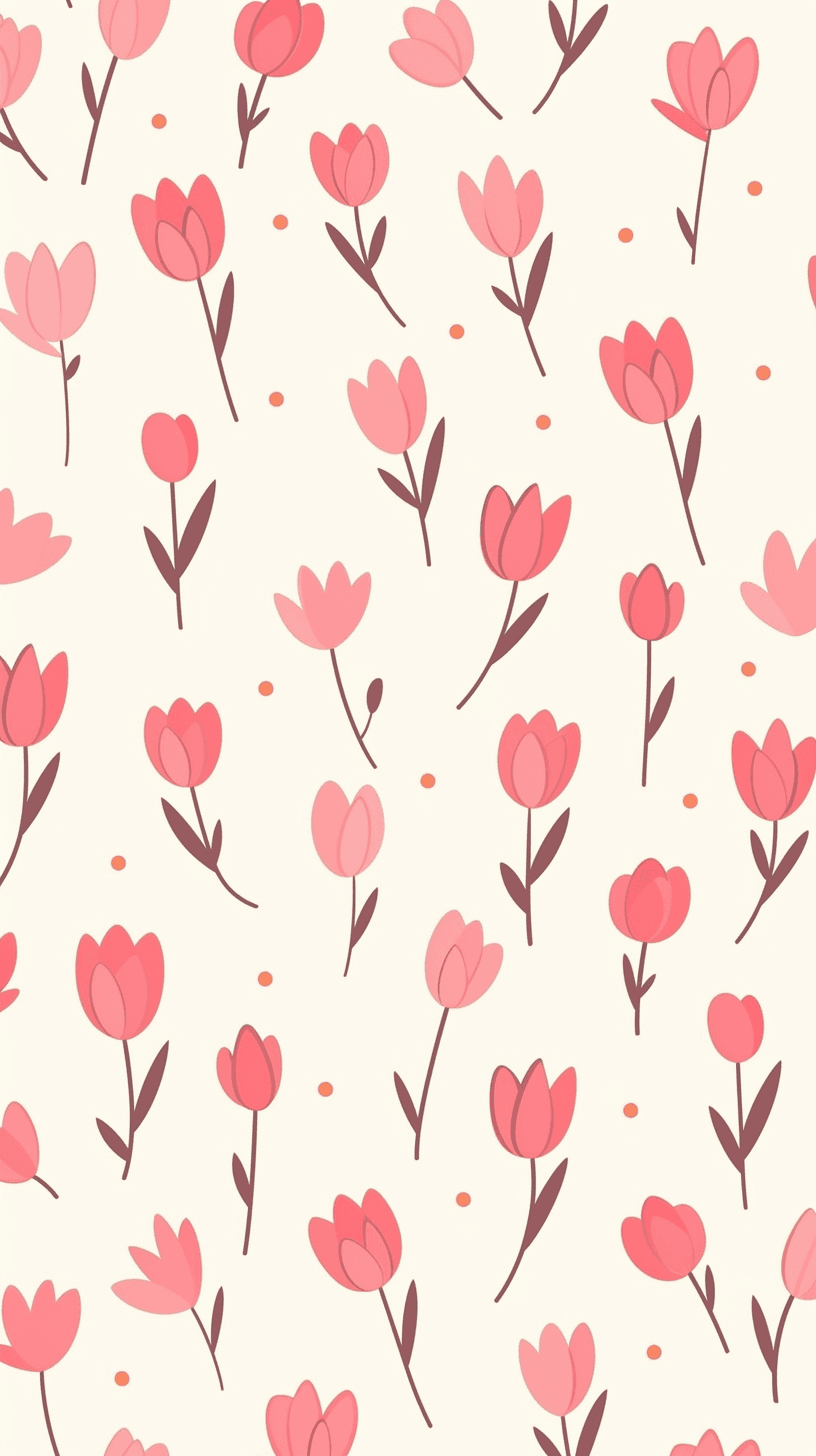 Tulip 007 original repeating artwork