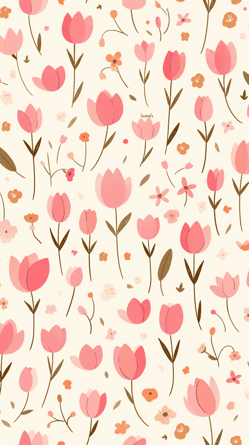 Tulip 015 original repeating artwork