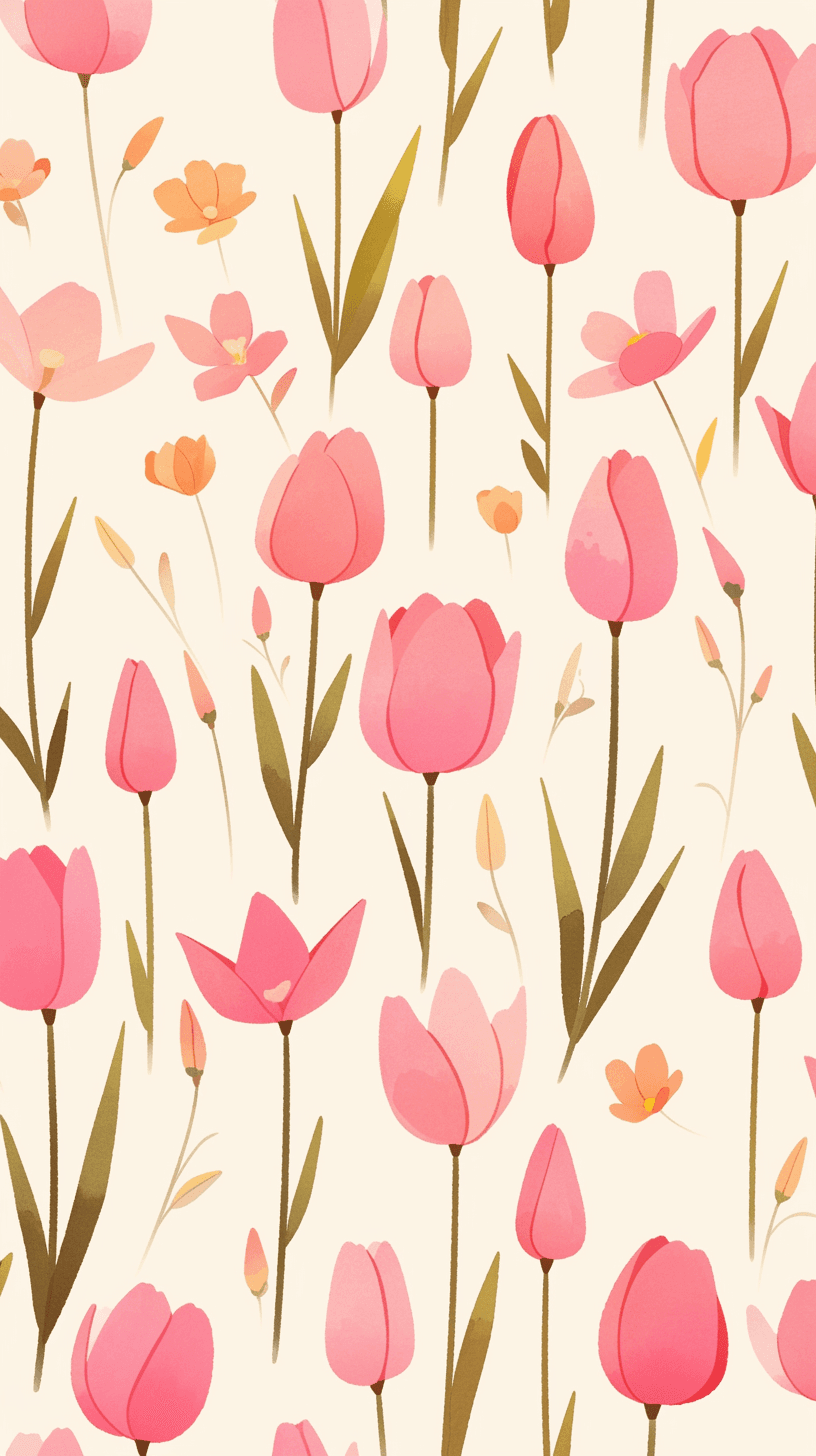 Tulip 099 original repeating artwork