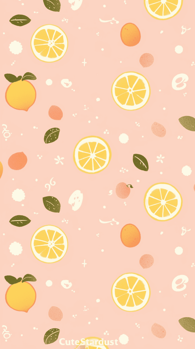 Lemon Subway original repeating artwork