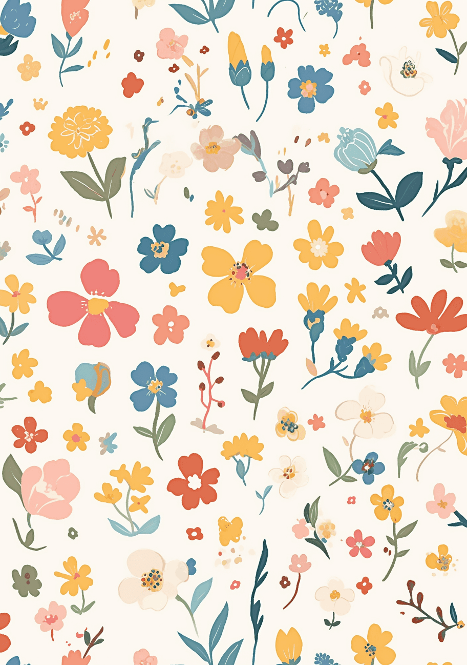 Bloom Burst original repeating artwork