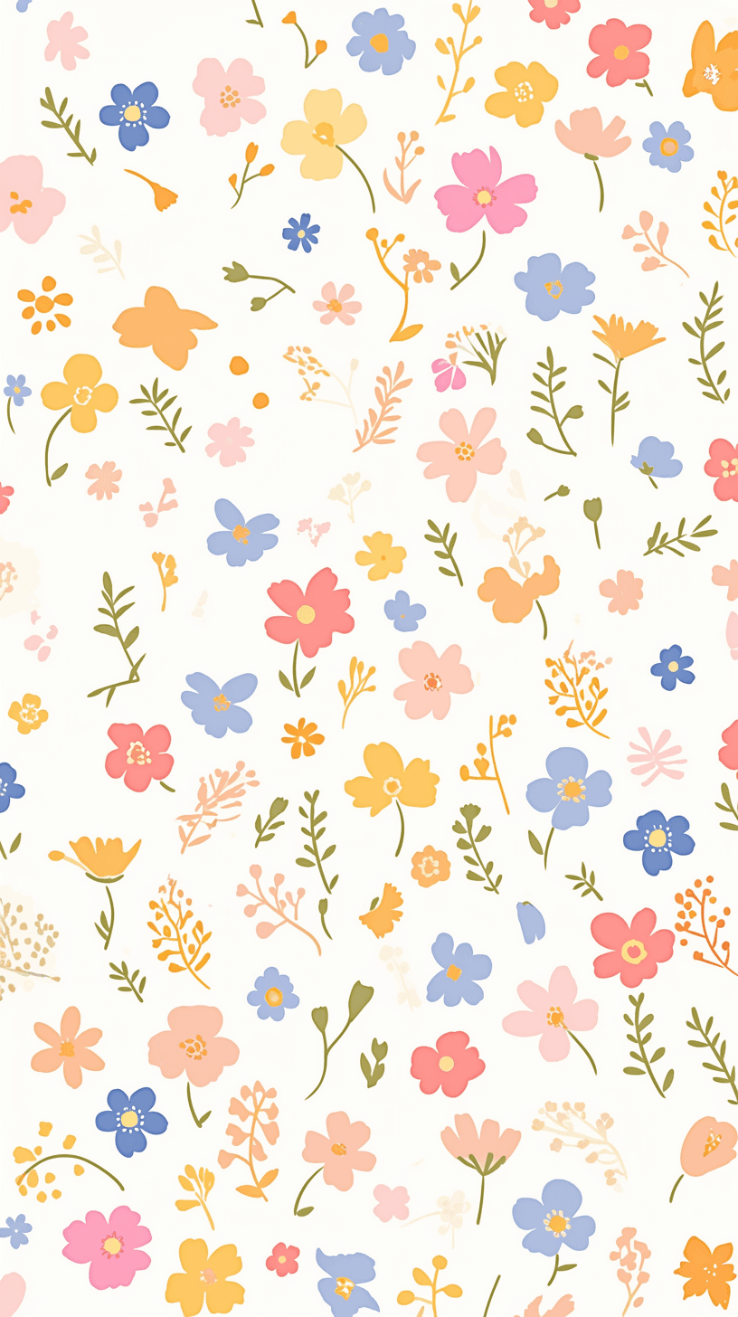 Bloom Gang original repeating artwork