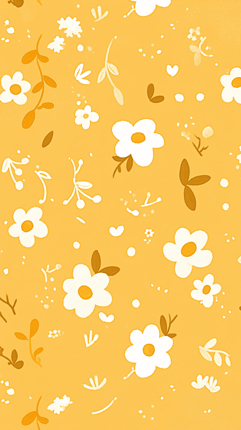 Bloom Winter original repeating artwork