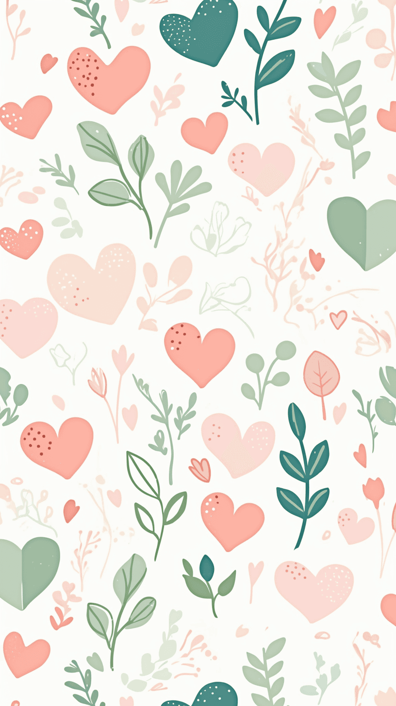 Heart 446 original repeating artwork