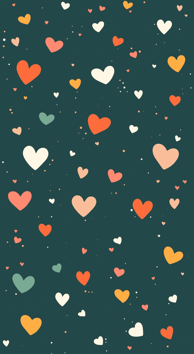 Heart Rest original repeating artwork